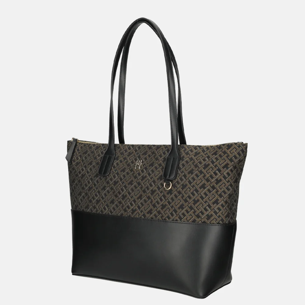 Tommy Hilfiger shopper BDS black bij Duifhuizen