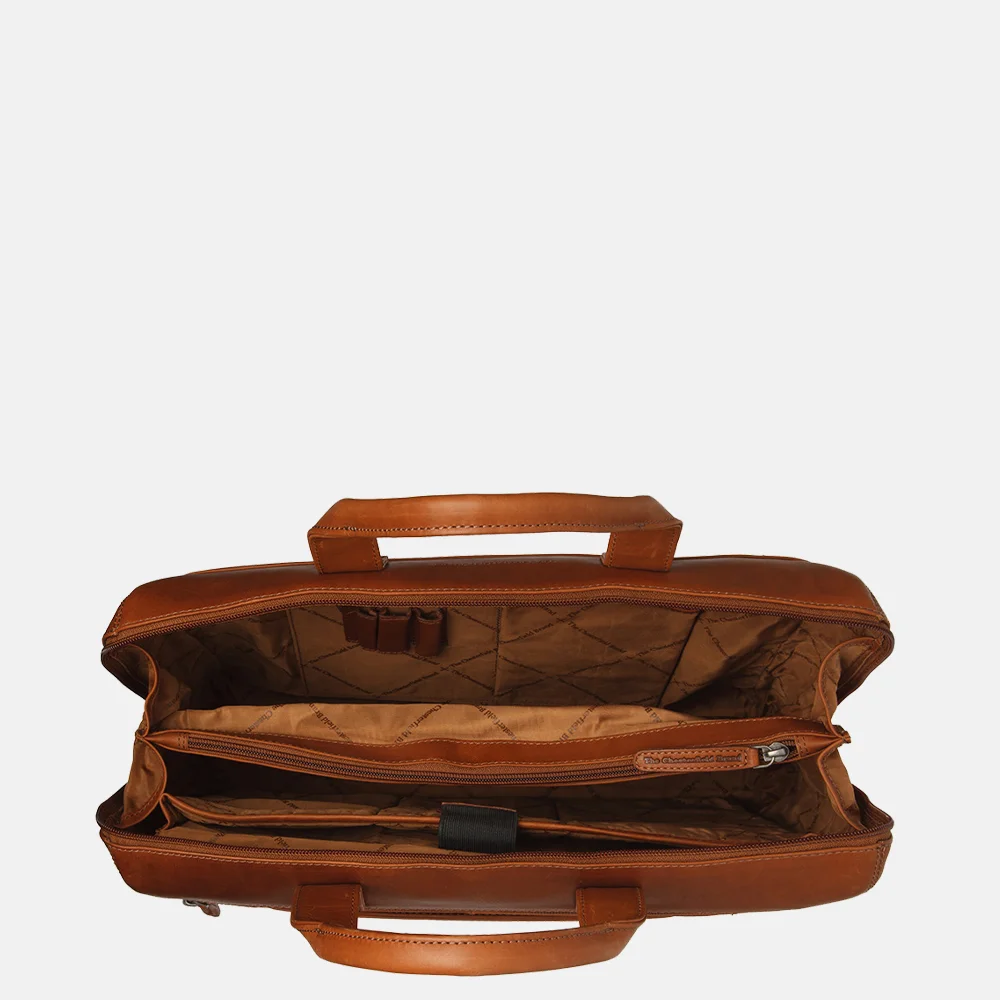 Chesterfield Levanto laptoptas 15 inch cognac  bij Duifhuizen