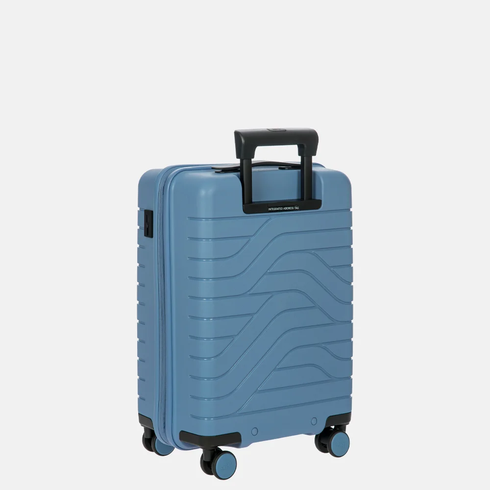 Bric's Ulisse Expandable handbagage koffer 55 cm grey blue bij Duifhuizen