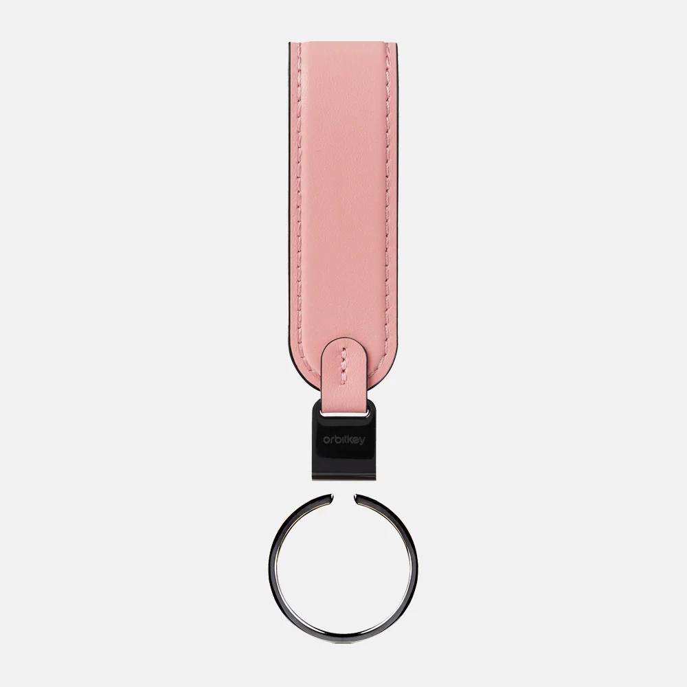 Orbitkey  Loop Keychain Leather cotton candy bij Duifhuizen