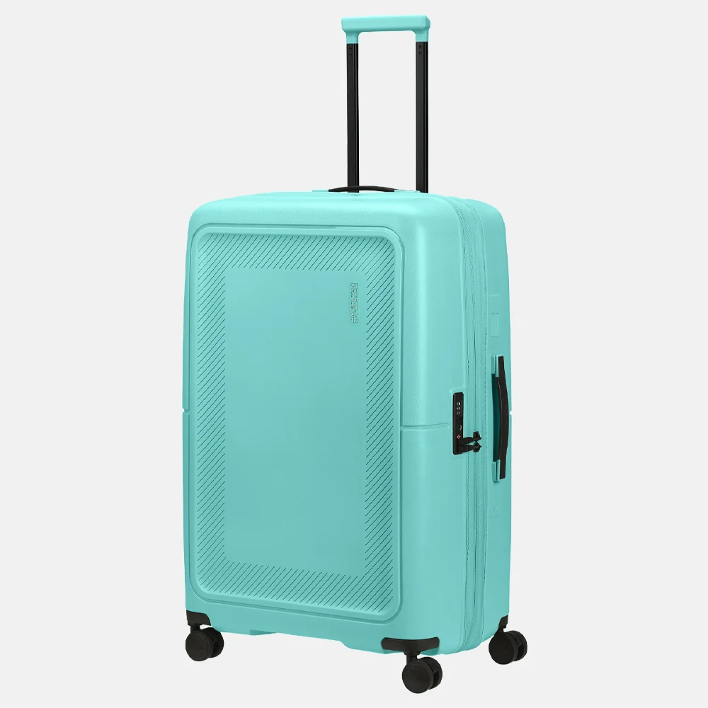 American Tourister Dashpop reiskoffer 77 cm aqua sky bij Duifhuizen