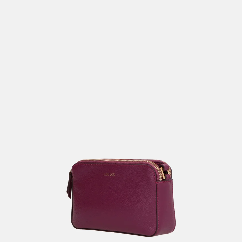 Loulou Essentiels Sue crossbody tas plum bij Duifhuizen